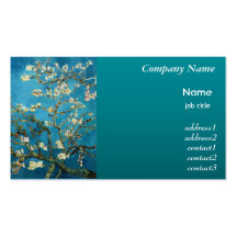 Vincent van Gogh, Blossoming Almond Tree Business Card Template