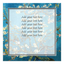 Vincent van Gogh, Blossoming Almond Tree Personalized Invites