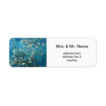 Vincent van Gogh, Blossoming Almond Tree Labels