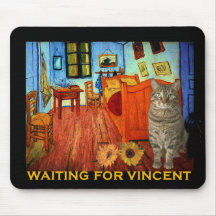 Vincent van Gogh de attente Tapis De Souris