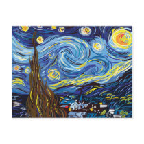 Vincent van Gogh digital Vector study Postcard