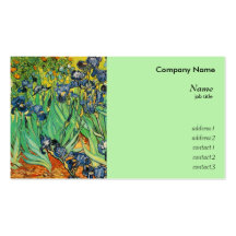 Vincent van Gogh, Irises Business Card