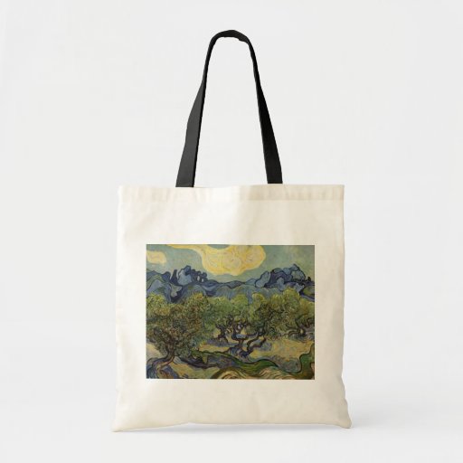 Vincent van Gogh - Landscape with Olive Trees Bags