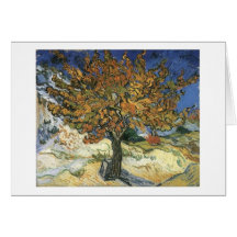 Vincent Van Gogh Painting: Van Gogh Mulberry Tree Greeting Card