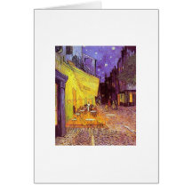 Vincent Van Gogh Paintings: Van Gogh Cafe Card