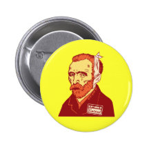 Vincent Van Gogh Pinback Button