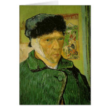 Vincent Van Gogh Self Portrait Bandaged Ear Cards