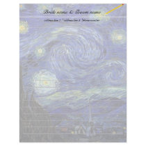 Vincent van Gogh, Starry Night Personalized Letterhead