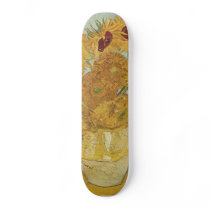 Vincent Van Gogh -  Sunflowers Skate Boards