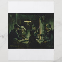Vincent van Gogh - The potato eaters Flyers