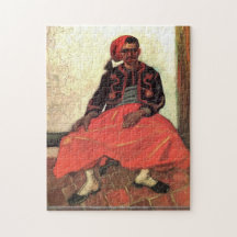 Vincent van Gogh - The Seated Zouave Jigsaw Puzzles