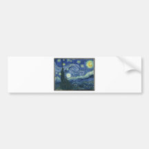 Vincent Van Gogh - The Starry Night (1889) Bumper Sticker