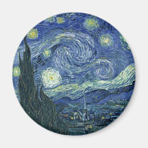 Vincent Van Gogh - The Starry Night (1889) Refrigerator Magnets