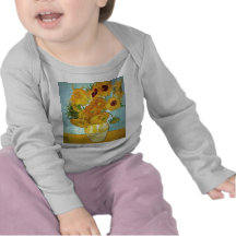 Vincent van Gogh - Vase with 12 Sunflowers Tees