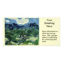Vincent van Gogh's Olive Trees (1889) Photo Card Template