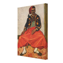 Vincent van Gogh's Painting "The Zouave" (1888) Canvas Prints
