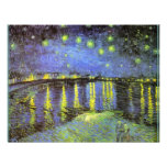 Vincent van Gogh's Starry Night Over the Rhone Personalized Announcement