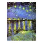 Vincent van Gogh's Starry Night Over the Rhone Post Card