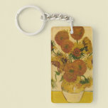 Vincent van Gogh's Sunflowers, 1878 key chains