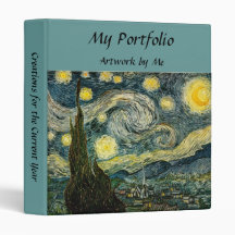 Vincent van Gogh's The Starry Night (1889) Binder