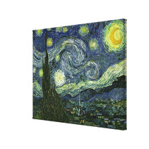 Vincent van Gogh's The Starry Night (1889) Canvas Print