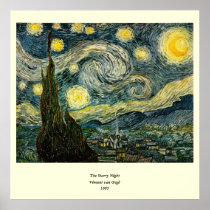 Vincent van Gogh's The Starry Night (1889)