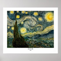 Vincent van Gogh's The Starry Night (1889)