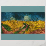 Vincent van Gogh's Wheat Field with Crows (1890) Flyers