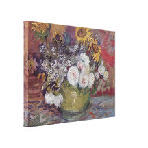 Vincent Willem van Gogh - Still life with flowers Canvas Print