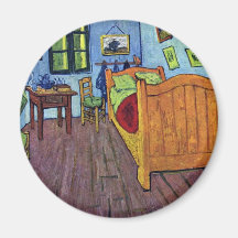 Vincent'S Bedroom In Arles By Vincent Van Gogh Magnet