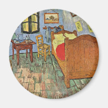 Vincent'S Bedroom In Arles, By Vincent Van Gogh Magnet