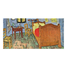 Vincent'S Bedroom In Arles, By Vincent Van Gogh Custom Photo Card