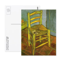 Vincent's Chair With His Pipe by Vincent van Gogh