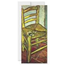 Vincent'S Chair With Pipe By Vincent Van Gogh Rack Card