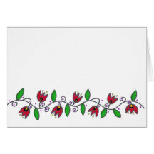 Vine Motif - Blank Greeting Cards