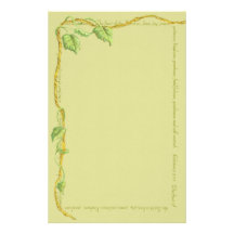 Vine of Life Taupe Stationary Stationery Design