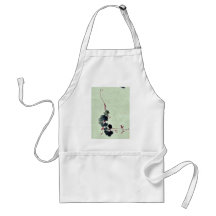 Vine with blossoms Ukiyo-e. Apron