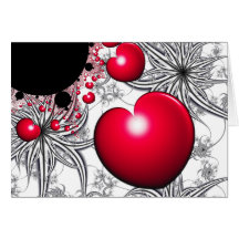 Vinehearts with Spiderplants Greeting Card