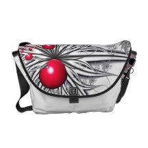 Vinehearts with Spiderplants Messenger Bag