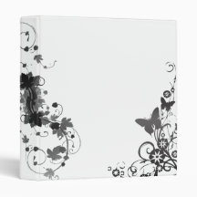 Vines and Butterflies Binder
