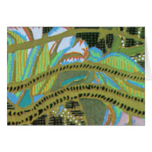 Vines and Flowers Greeting Card