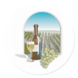 Vineyard Scene Stickers