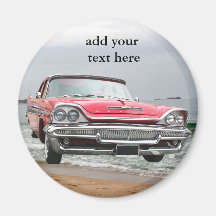vinitage pink DeSoto Fridge Magnets
