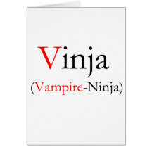 Vinja - Vampire Ninja Cards