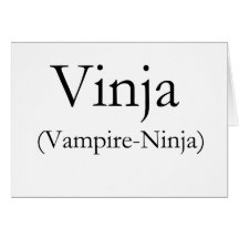 Vinja Vampire-Ninja Cards