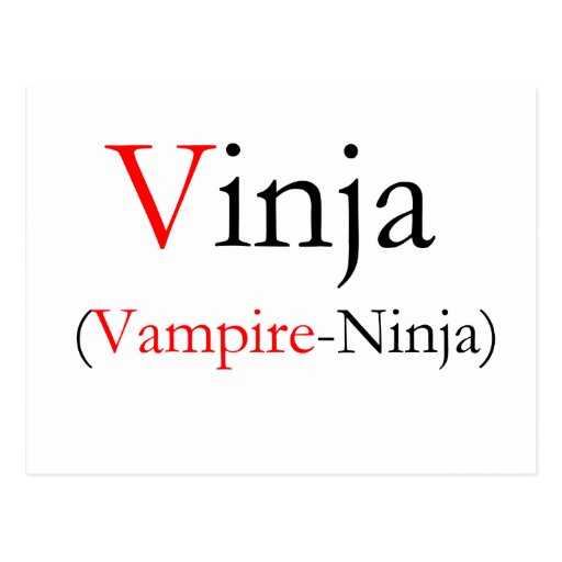 Vinja - Vampire Ninja Post Cards
