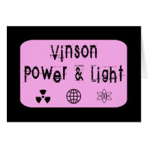 Vinson Power and Light, Pink Card