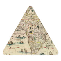 Vintage 1660's Africa Map by Willem Janszoon Blaeu