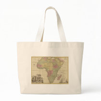 Vintage 1725 Africa Map Bags