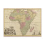 Vintage 1725 Africa Map Postcards